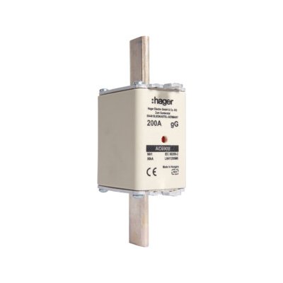HAGER Pojistka nožová NH1 gG 690V 200A dvojitá LNH1200M6 – Hledejceny.cz