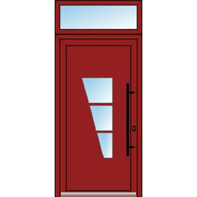 OknaDvereNaMiru.cz Vchodové dveře STYL 104 + Nadsvětlík 90 x 220 cm – Hledejceny.cz