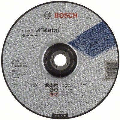 Dělící - řezný kotouč profilovaný Bosch Expert for Metal A 30 S BF, 230/3mm na železo, kov a nerez (2 608 600 226) – Zboží Mobilmania