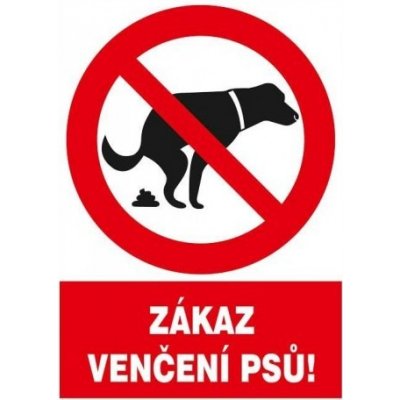 Tabulka Zákaz venčení psů – Zbozi.Blesk.cz