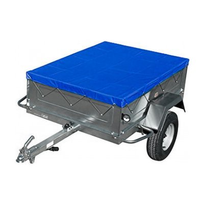 DEMA Krycí plachta na přívěsný vozík s pryžovým lanem 257x134 cm 46521D – Zboží Mobilmania