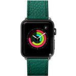 LAUT kožený řemínek Milano pro Apple Watch 38/40/41mm - Emerald, LAUT-AWS-ML-GN – Zboží Živě