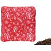Hřejivý polštářek VFstyle Pohankový polštář Gifts červené Rozměr: 40 x 40 cm