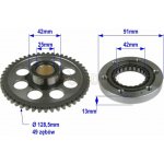 RMS volnoběžný převod, startér APRILIA LEONARDO 250, 300, 250 ST 99-06, YAMAHA VP 250 X-CITY, 300 (VERSITY) 03-13, YP 250 (MAJESTY), DX (MAJESTY), R (X-MAX), A ABS (MAJESTY ABS) 96-16 ( )