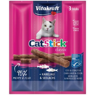 Vitakraft Stick mini cat treska 18 g – Hledejceny.cz