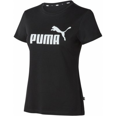 Puma ESS Logo Tee černá – Zboží Mobilmania