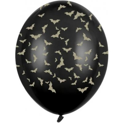 Latexové balónky černé netopýři halloween 30 cm 5902230780835 – Zboží Dáma
