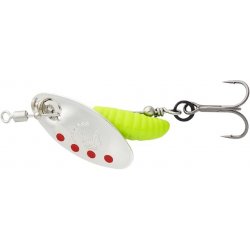 Savage Gear třpytka Grub Spinner Sinking Silver Red Lime vel.2 5,8g