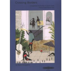 Crossing Borders Piano Duet Book 2 snadné skladby pro 1 klavír a 4 ruce v rytmu jazzu a popu