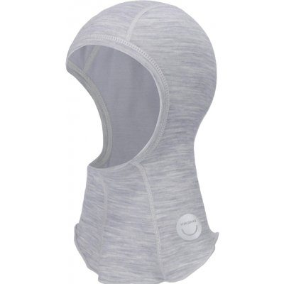 Dětská kukla VIKING BY NORWAY, SOFT MERINO WOOL BALACLAVA Šedá – Zboží Mobilmania