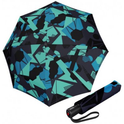 Knirps KNIRPS A.200 EXPLORE AQUA - elegantní dámský plnoautomatický deštník