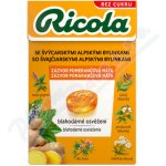 RICOLA Zázvor pomerančová máta bez cukru 40 g – Zboží Mobilmania