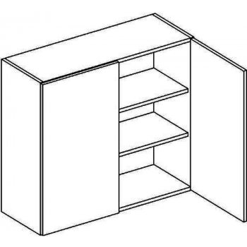 CASARREDO W80 horní skříňka dvojdvéřová BIANCA