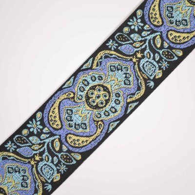 Takoy Vyšívaný popruh 5 cm ornament modrý – Hledejceny.cz