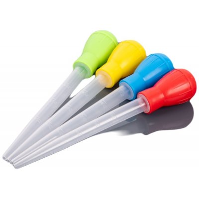 TickiT Velká barevná pipeta 1 ks modrá – Zboží Mobilmania