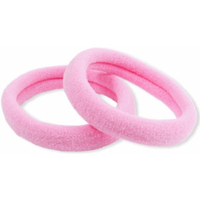 Gumičky do vlasů, 2 ks Barva: světle růžová – Zboží Dáma