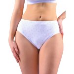 Gina Kalhotky klasické ve větších velikostech 11082P pomněnková bílá – Zboží Dáma