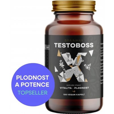 BrainMax Testoboss 100 jednoduchých kapslí – Hledejceny.cz