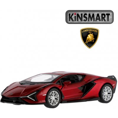 Kinsmart Lamborghini Sián FKP 37 červené 1:40 – Hledejceny.cz