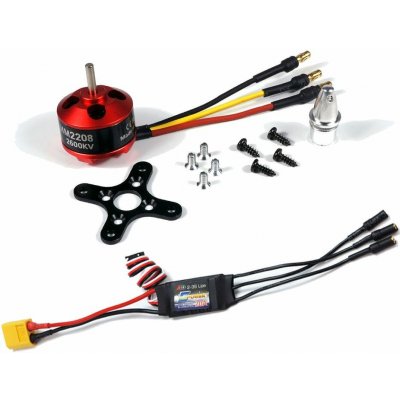 Střídavé Combo MM2208B -1700kv DW Hobby + 20A ESC unašeč konektory – Hledejceny.cz