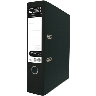 Caesar Pákový pořadač A4 50 mm Senator Office prešpán černý – Zboží Živě