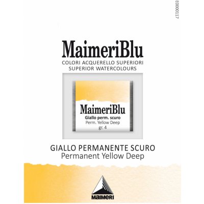 Maimeri Blu Akvarelová barva Permanent Yellow Deep 114 1,5 ml 1 ks – Hledejceny.cz