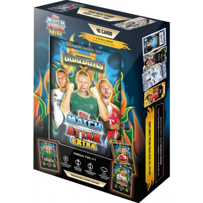 Topps CHAMPIONS LEAGUE EXTRA 2025/26 Mega Tin – Zboží Mobilmania