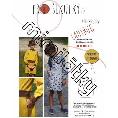Dětské šaty LADYBUG | 80-164 - Česky – Hledejceny.cz
