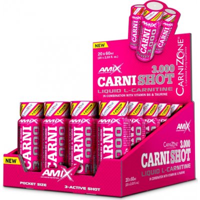 Amix CarniShot 3000 20 x 60 ml Příchuť: Mojito