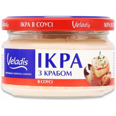 Veladis Sleďový kaviár s krabem 160 g – Zboží Dáma