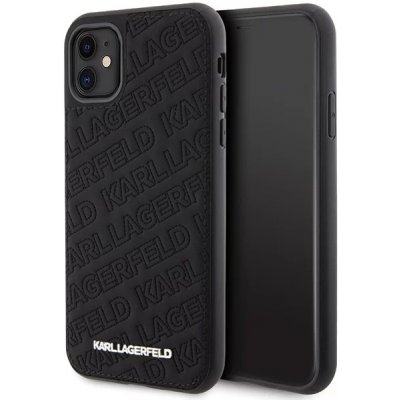 Karl Lagerfeld iPhone 11 / Xr Quilted K Pattern černé – Zboží Mobilmania