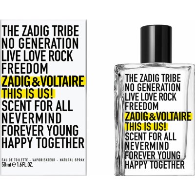 Zadig & Voltaire This is Us! toaletní voda unisex 50 ml – Zboží Mobilmania