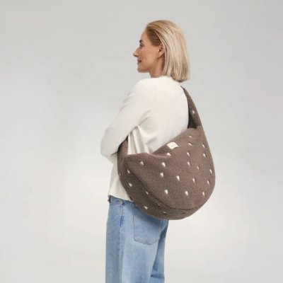 STUDIO NOOS Teddy Cross Body Bag | Brown Hearts – Sleviste.cz
