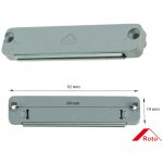 Roto Magnetická balkonová západka NX pro 2křídlé dveře - osa 13 482418 – Zboží Mobilmania