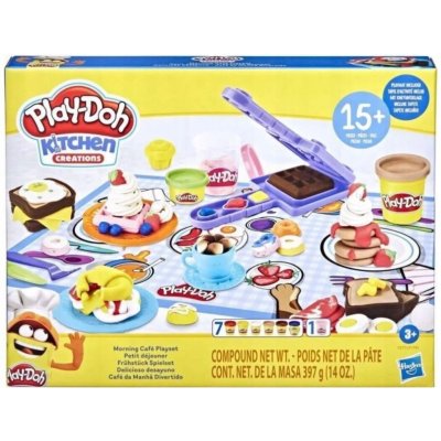 Hasbro Play-Doh Modelína Ranní kavárna Snídaňový set Kuchyňka – Hledejceny.cz