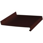 HOPA Parapet venkovní ocelový pozink. lakovaný hnědý, 8x180x1980 x 25mm – HobbyKompas.cz