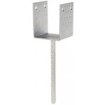 Coleman kotevní patka 120x120 tl.4mm kolík 20x250 Zn 81P3 – Zbozi.Blesk.cz