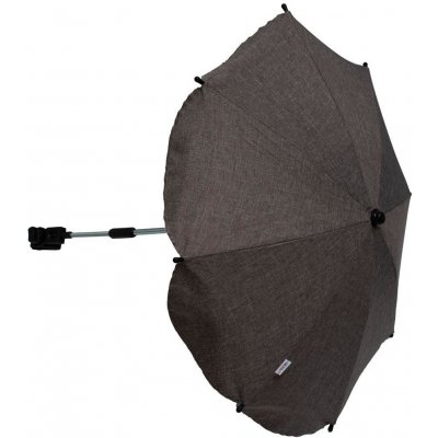 New Baby Slunečník hnědý-šedý melír – Zboží Mobilmania