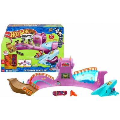 Hot Wheels SKATE Skatepark Octopark se skateboardem a prstovými botami Mattel HMK01 – Zboží Dáma