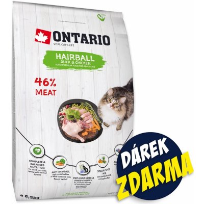 Ontario Cat Hairball 6,5 kg – Hledejceny.cz