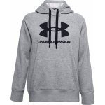 Under Armour Rival Fleece Logo hoodie šedá – Zboží Mobilmania