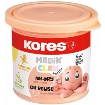 Kores Lehká modelovací hmota Magik Clay Pastel 40g pastelová lososová – Hledejceny.cz