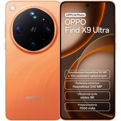 OPPO Find X9 Ultra 12GB/512GB Canyon Orange – Sleviste.cz