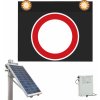 Piktogram Značka s výstražným světlem se solárním napájením