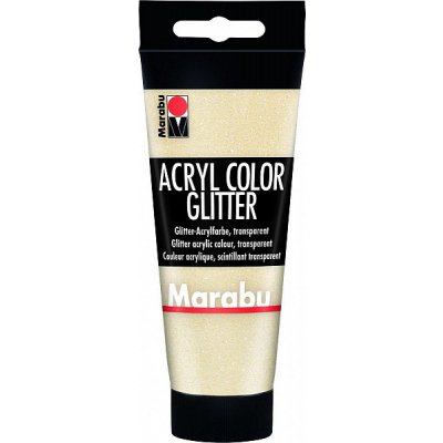 Marabu Acryl Color akrylová barva zlatá glitr 100 ml – Sleviste.cz