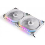 Lian Li UNI FAN SL140 RGB PWM White 2 ks with Controller UF-SL140-2W – Hledejceny.cz