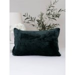 MKLuzkoviny.cz Mikroplyš Laura tmavě zelená 40 x 60 cm – Zboží Dáma