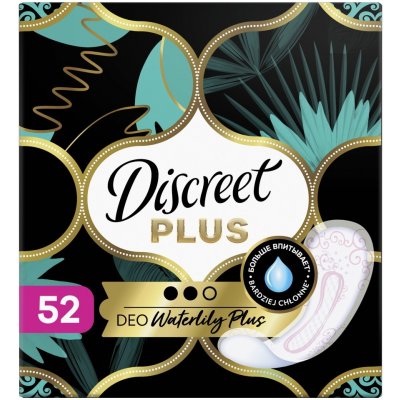 Discreet Zone Plus Slipové vložky Deo Water Lily Plus 52 ks