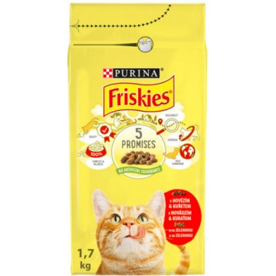 Friskies hovězí a játra a zelenina 1,7 kg