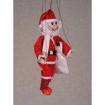 Mašek umělecká výroba Loutka dřevěná Santa Claus 20 cm – Zboží Dáma